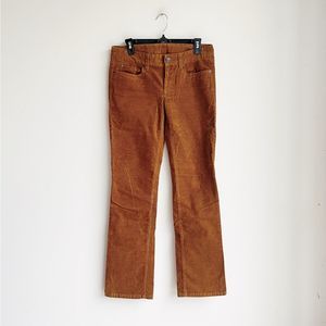 J. Crew Women's Brown Corduroy Boot cut Pants